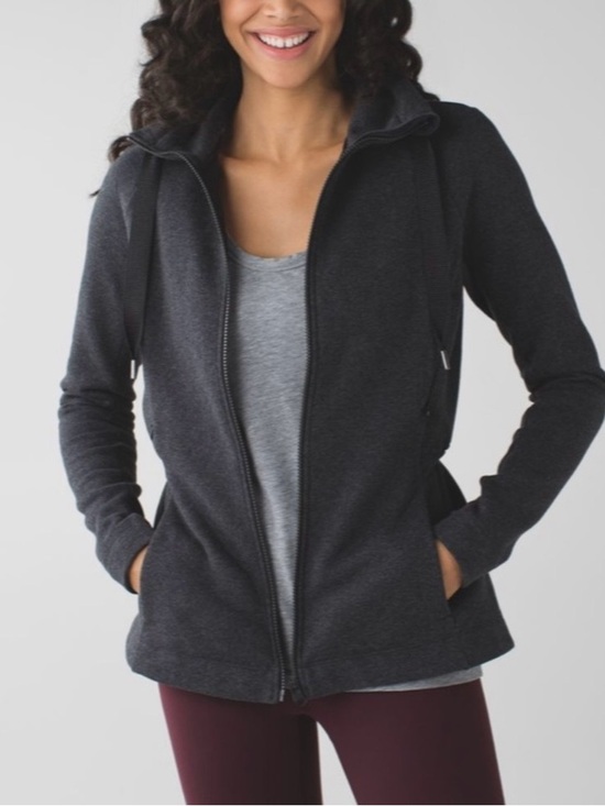 lululemon athletica Tops - Lululemon Womens &go Take Off Jacket Size 6 Gray Full Zip Athletic Running